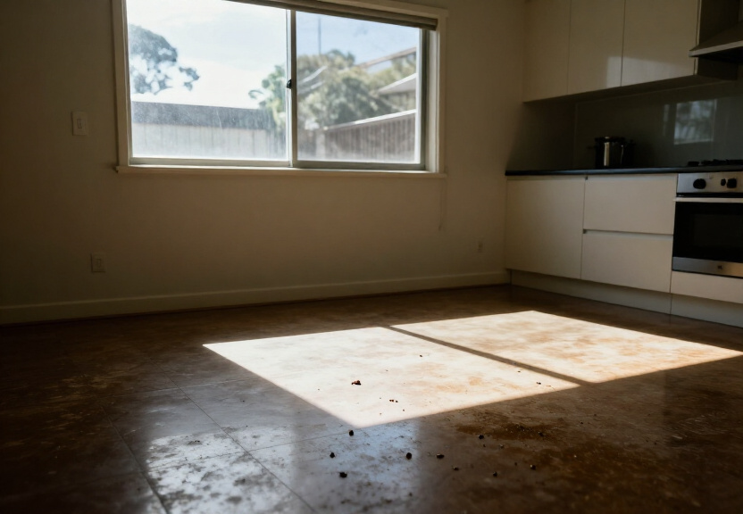 Rodent infestation in Ambarvale garage before treatment